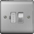 Show details for  13A Switched Fused Connection Unit, 1 Gang, Brushed Steel, Nexus Metal Range