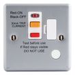 Show details for  Metal Clad 13A RCD Protection Fused Connection Unit, 1 Gang, Grey, White Insert