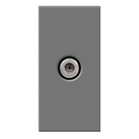 Show details for Euro Female Satellite Module, 50mm x 25mm, Grey