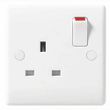 Show details for  13A Switched Socket Outlet, 1 Gang, White, Nexus 800 Range