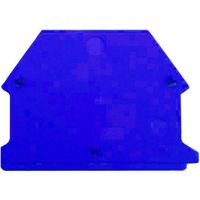 Show details for  DIN Rail End Cover Plate, 2.5mm - 4mm, Blue
