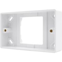 Show details for  Converter Pattress Box, 2 Gang, 25mm, White, Mode Range