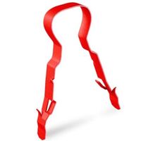 Show details for  Fire Rated Single Cable Fixing, 6mm - 8mm, 24kg, Red, Steel, FireClip Range [Pack of 100]