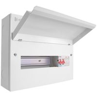 Show details for  100A Metal Consumer Unit with Mains Switch & SPD, 14 Way, Type 2 40kA SPD