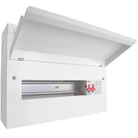 Show details for  100A Metal Consumer Unit with Mains Switch & SPD, 16 Way, Type 2 40kA SPD