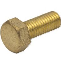 Show details for  Hexagon Head Set Screw, M8 x 25mm, Brass [Pack of 100]