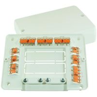 Show details for  L32 Wiring Centre, 161mm x 115mm x 36mm, White, 221 Series 221 Connectors, IP2X