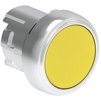 Show details for  22mm Platinum Series Pushbutton Actuator, Spring Return, Metal, Yellow