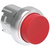 Show details for  22mm Platinum Series Extended Pushbutton Actuator, Spring Return, Metal, Red