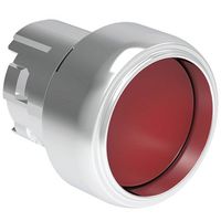 Show details for  22mm Platinum Series Shrouded Pushbutton Actuator, Spring Return, Metal, Red
