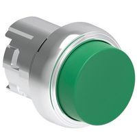 Show details for  22mm Platinum Series Extended Push-Push Button Actuator, Metal, Green