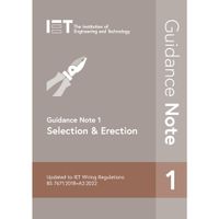 Show details for  IET Guidance Note 1, Selection and Erection