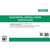 Show details for  Electrical Installation Certificate