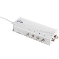 Show details for  4 Way Aerial Distribution Amplifier with IR Bypass, 2 In/4 Out, Mains Powered, Labgear Range