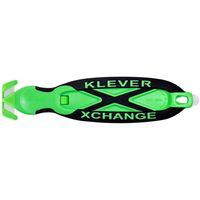 Show details for  X-Change Antimicrobial Safety Cutter with Narrow Head, Interchangeable Head, Black/Green