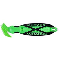 Show details for  X-Change Antimicrobial Safety Cutter with Multipurpose Wide Head, Interchangeable Head, Black/Green
