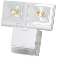 Show details for  2 x 10W LED Compact PIR Floodlight Twin Flood, 4000K, 840lm, 180°, 10m, IP55, White
