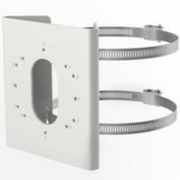 Show details for  Vertical Pole Mount, Stainless Steel, White