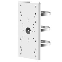 Show details for  Horizontal Pole Mount, 127mm x 46mm x 250mm, Stainless Steel, White