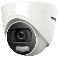 Show details for  5MP ColorVu PoC Fixed Turret Camera, 109.82mm × 85.56mm, White, IP67