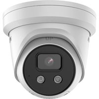 Show details for  4K AcuSense Strobe Light and Audible Warning Fixed Turret Network Camera, H.265+, 138.3mm × 124.5mm, White, IP67