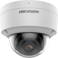 Show details for  4MP ColorVu Fixed Dome Network Camera, H.265+, 121.4mm × 100.1mm, White, IP67