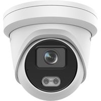 Show details for  4MP ColorVu Fixed Turret Network Camera, H.265+, 138.3mm × 125.2mm, White, IP67