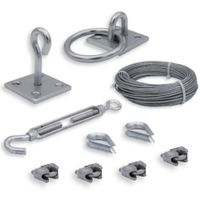 Show details for  Catenary Wire Kit, 3mm, 30m, Zinc Electroplated Steel
