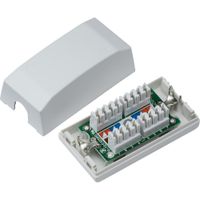 Show details for  UTP Cat6 Junction Box, White, IP20