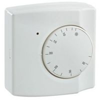 Show details for  Mechanical Room Thermostat, Changeover Contact, 5°C to 35°C, 83mm x 83mm x 34mm, White