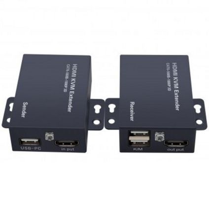 HDMI Extender Kit Over 2X Cat 5e Cables 