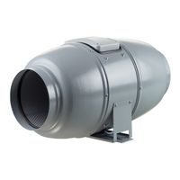 Show details for  Inline Mixed Flow Extractor Fan, 150mm, 550m³/h, 33dB, IPX4