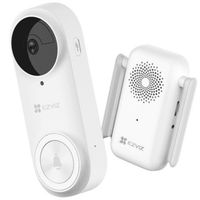 Show details for  5MP Battery Powered Video Doorbell Kit, White, IP65