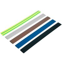Show details for  Heat Shrink Pack, 2:1, 12.7mm, 225mm, Multi-Colour