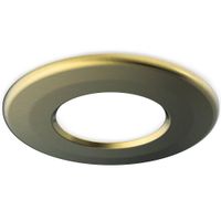 Show details for  Twist and Lock Round Bezel, Antique brass, H2 Pro 550 Series