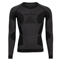 Show details for  Dynamic Air Baselayer Top, Charcoal, X Large