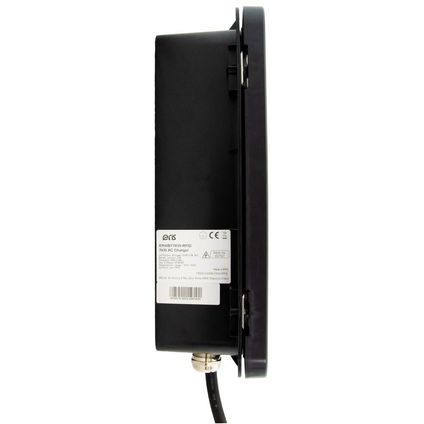 22kW Untethered EV Charging Unit with Load Management and RFID, Type 2, 1  Outlet, IP65, Black