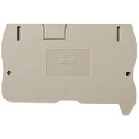 Show details for  DIN Rail Terminal End Cover, 2.5mm², Grey