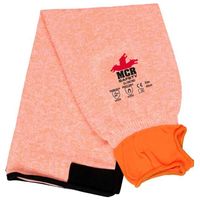 Show details for  High-Visibility Sleeve with Cut Protection and Heat Resistance, 450mm, Cut Fibre, Orange
