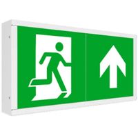 Show details for  1W/5W LED Emergency Exit Sign with Legends, 6500K, White, IP20