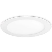 Show details for 18W LED Circular Panel Downlight, 4000K, 1700lm, White, IP20, Nyos Range