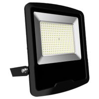 Show details for  100W Flood Light, 110°, 6500K, 9000lm, Black , IP65, Della Range