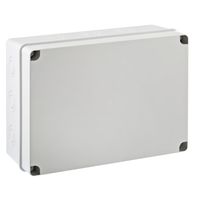 Show details for  Junction Box with Knockouts, Thermoplastic, 243mm x 333mm x 132mm, Grey, IP66/IP67