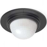 Show details for  Infrared Motion Detector, 360°, 8m, Black, IP54