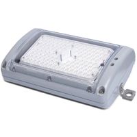 Show details for  22W SafeSite LED Bulkhead with Battery Backup, 5000K, 3300lm, Zone 1 & 2, Grey, IP66/67