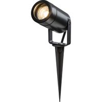 Show details for  Spike Light, GU10, Polycarbonate, Black, IP65 (Lamp Not Included)