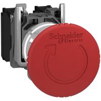 Show details for  40mm Emergency Stop Switch, 2NC, Red, Harmony XB4 Range