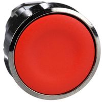 Show details for  22mm Spring Return Pushbutton Head, Red, Metal, Harmony XB4 Range