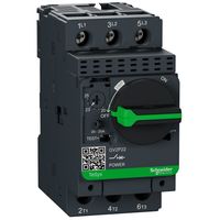 Show details for  Thermal Magnetic Motor Circuit Breaker, 3 Pole, 20A-25A, TeSys GV2 Range