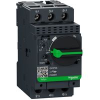 Show details for  Thermal Magnetic Motor Circuit Breaker, 3 Pole, 1A-1.6A, TeSys GV2 Range